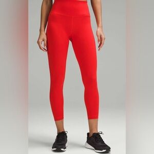 Lululemon Wunder Train High-Rise Tight 25" Hot Heat
